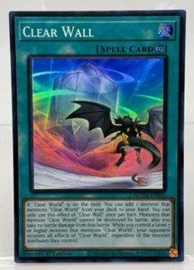 Yu-Gi-Oh! TCG Clear Wall MZTM-EN041 Super Rare NM/M - Picture 1 of 1