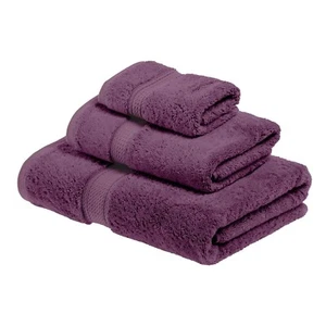 Egyptian Cotton Pile Plush Heavyweight Absorbent Luxury Soft 3-Piece Towel Set - Picture 1 of 196