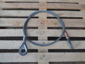 Stahlseil Anschlagseil Hebeseil Ösen Kauschen 14mm 2,2m - Bild 1 von 1