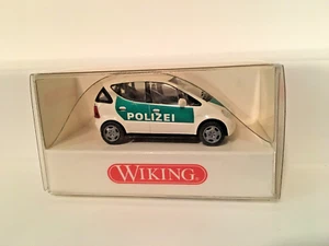 Wiking 104183 Polizei MB A-Klasse Germany 1:87 Scale~Boxed Excellent Condition! - Picture 1 of 10
