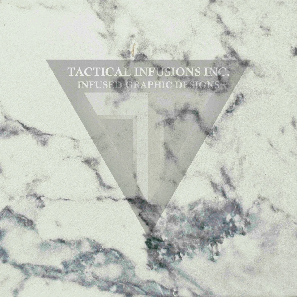 1 hoja de mármol blanco infundido Kydex 11 7/8 X 7 7/8" Foto 1 de 1