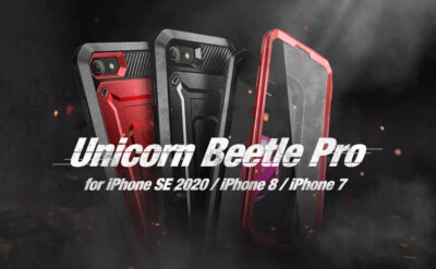 SUPCASE For iPhone SE 2nd Gen 2020 & iPhone 8 7 w/ Kickstand Case Holster Cover - Image 1 of 4