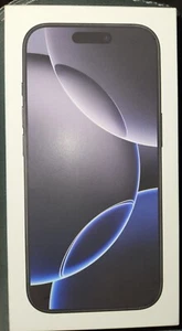 ***BOX ONLY*** iPhone 16 PRO Black Titanium, 128GB FREE SHIPPING - Picture 1 of 2