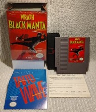 Wrath of the Black Manta (NES, 1989) W/ Reg Card VGC Cleaned & Tested FREE SHIP!