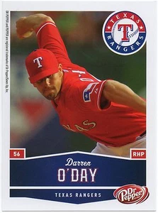 2010 Texas Rangers Dr. Pepper #40 Darren O'Day SGA - Foto 1 di 1