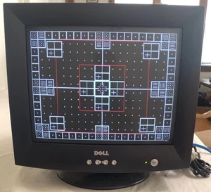 DELL E773C 17" CRT Retro Monitor With Stand & VGA Cable Tested - Picture 1 of 10