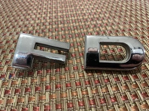 1978 - 1981 Ford Truck Hood Letter Emblems Silver (ON-31-15) - Foto 1 di 11