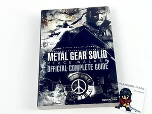PSP Metal Gear Solid Peace Walker Official Complete Guide Strategy Game Japan - Picture 1 of 8