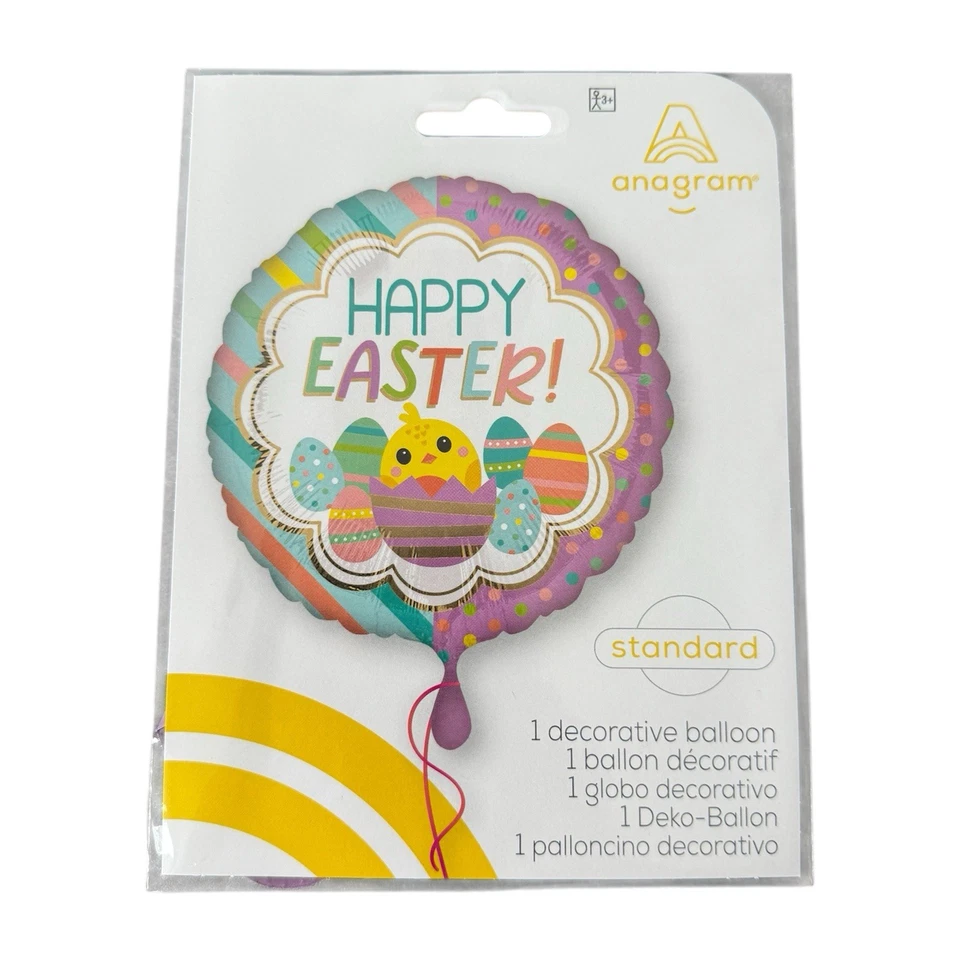 Anagram 'Happy Easter!' Decorative Foil Balloon - Image 1 of 2
