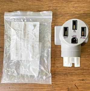 AC Works NEMA TT-30 to 14-50 Adapter RV generator outlet 30A NTT-30P to N14-50R - Picture 1 of 12