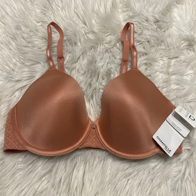 Sujetador Chantelle 34D Rose Canyon Chic Comfort Flex Camiseta con aros 16M6 NUEVO $84 Foto 1 de 4