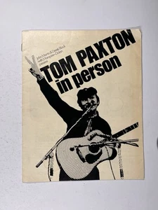 Tom Paxton Black Sabbath Programme Original The Marquee Club 1970 - Picture 1 of 13