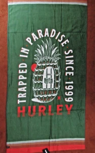 Hurley Strandtuch Trapped in Paradise Since 1999 Pineapple Jail mit Bars NEU - Bild 1 von 7