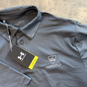 Camisa Polo Under Armour X TOPGOLF Para Hombre M Gris UPF50 Protección Solar *VER DEFECTO* - Imagen 1 de 12