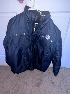 Abrigo Chaqueta de Trabajo de Invierno Polar Plus Azul Nylon Para Hombre Cremallera Completa Aislada Talla L Nuevo - Imagen 1 de 5
