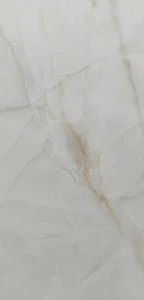 60x120cm Elegant White & Gold Pattern High Gloss Designer Tiles, - Picture 1 of 1