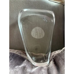 RITTS ASTROLITE (Lucite/Acrylic) BIOMORPHIC BOWL Vintage MCM 11” clear tray - Picture 1 of 15