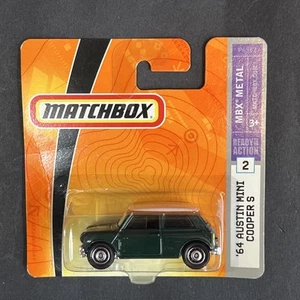 RARE Matchbox 1964 Austin Mini Cooper S in Green, White Roof (2009) - Picture 1 of 3