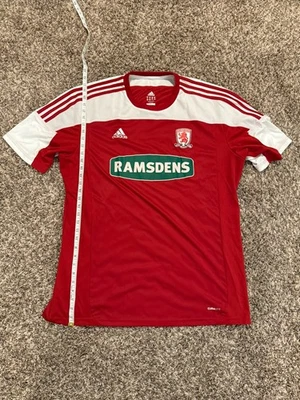 adidas Middlesbrough FC Jersey Size XL Red Light Use Great Condition - Image 1 of 4