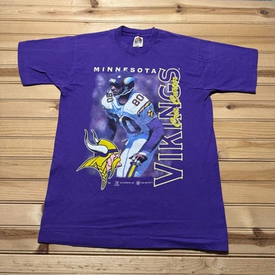 Camiseta De Colección 1997 Cris Carter Minnesota Vikings NFLP Fútbol Gráfico Mediana Foto 1 de 4