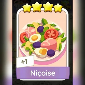 1 x Nicoise ⭐️⭐️⭐️⭐️ - Set 14- Bon Appetit Album Mono_po_ly_go Sticker - Bild 1 von 1