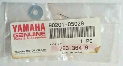 Yamaha Zuma Grizzly Kodiak Rhino 1979-2016 lavadora de placas nueva OEM CANTIDAD 4 90201-05029 Foto 1 de 4