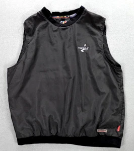 Vintage Sun Ice Windbreaker Vest Men's Size XL Black Pullover Vest - Picture 1 of 18