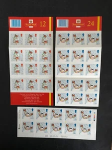 GB 2001 UM Stamp Booklets 34 2nd Class/12 1st Class Issues. - Picture 1 of 2