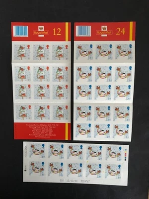 GB 2001 UM Stamp Booklets 34 2nd Class/12 1st Class Issues. - Image 1 of 2