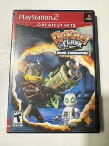 Ratchet & Clank Going Commando PS2 PlayStation 2 Greatest Hits (danni all'opera d'arte) - Foto 1 di 7