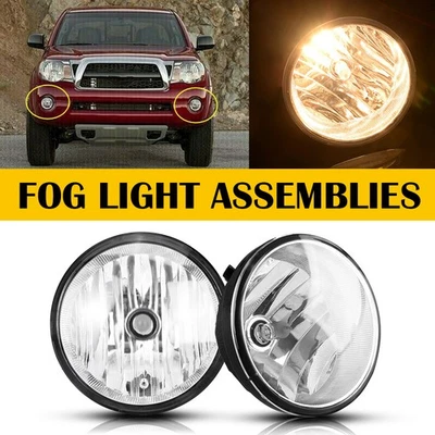 Lâmpadas de neblina para 2008-2015 Toyota Sequoia 2007-2013 Tundra 05-11 Tacoma - Imagem 1 de 4
