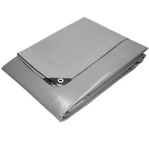 TELONE OCCHIELLATO 6X8 MT - tipo Extra pesante 260GR/mq - Rinforzato telo argen - Foto 1 di 1