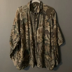 Spartan RealTree Sheer Lightweight Zipper Front Shirt Size Large/XL. Hunting Vtg - Picture 1 of 4