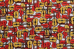 That Funky Jazz Fabric by Exclusively Quilters ,100% cotton, 61240-1, BTY - Picture 1 of 1