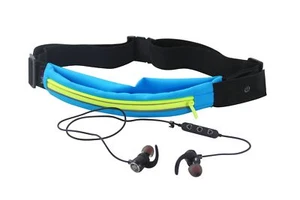 Bolan Bluetooth Earbud set -Plus- LED Light Up Exercise Runners Belt with Pocket - Picture 1 of 8