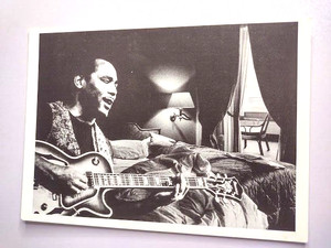 vintage george benson montreux le palace  photo postcard 6x4  1980s