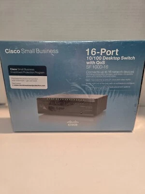 Cisco  Small Business 100 Series Unmanaged (SD216T-NA) 16-Ports External Switch - Image 1 of 4