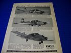 1957 PIPER APACHE "OUTSELLS ALL OTHER TWINS"..1-PAGE ORIGINAL SALES AD (529GG)