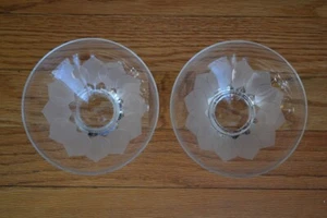 Pair of Small Rosenthal Crystal Bowls – Studio Line Lotus Glass Design, Germany - Picture 1 of 6