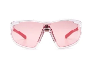 Adidas SP0002 27A Clear Pink Mirror Plastic Sporty  Sunglasses Frame 135-130 27A - Picture 1 of 4