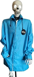 Vintage ABC Sports Logo Blue Zip Up Jacket W/ Hood Men's Size Small - Picture 1 of 17