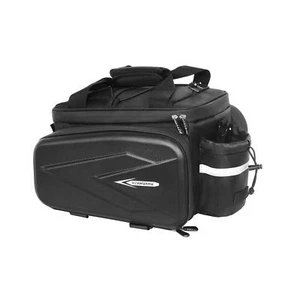 Hard Bike Rear Bag Waterproof Bike Rack Bag with Reflective O7R6 - Picture 1 of 11