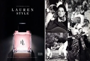2004 Ralph Lauren India Hicks Azafrán Aldridge Estilo 1 página anuncio de revista - Imagen 1 de 1