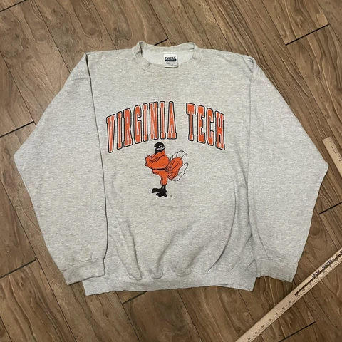 Virginia Tech Hokies Vintage Sugar Bowl Champions Sweatshirt Adult Size XL Cover
