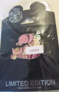 Disney Store Puppet Series Cheshire Cat White Rabbit & Mad Hatter LE 250 Pin - Picture 1 of 2