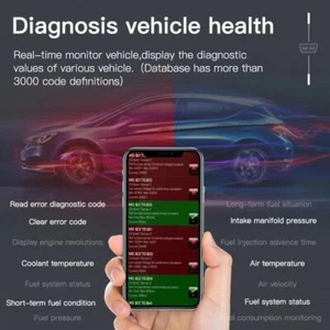 KUULAA ELM327 OBD2 Car Diagnostic Scanner Tool Bluetooth Error Code Reader AU - Picture 1 of 4