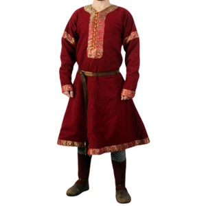 Medieval Tunic Renaissance Knight, SCA & Cosplay Costume for Men, Norse Warrior - Picture 1 of 3