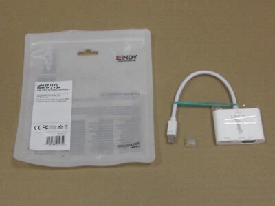 Lindy 41070 Mini DisplayPort auf HDMI oder VGA Konverter (im Wechsel) - Bild 1 von 3