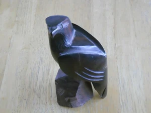 Bald Eagle Ironwood Statue Hand Carved 7 3/4" tall Made in Mexico - Picture 1 of 5