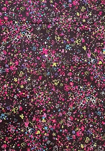 Robert Kaufman FIORI Screen Print Floral Multi 11561 Japan Quilt Fabric 2.9yds - Picture 1 of 2